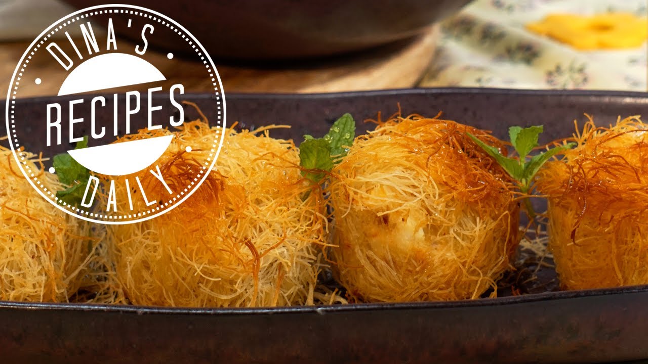 Dina’s Daily Recipes - Ρολάκια τυριού με καταΐφι