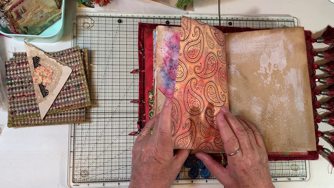 Craft with Me - Boho Journal - Pockets & Ephemera