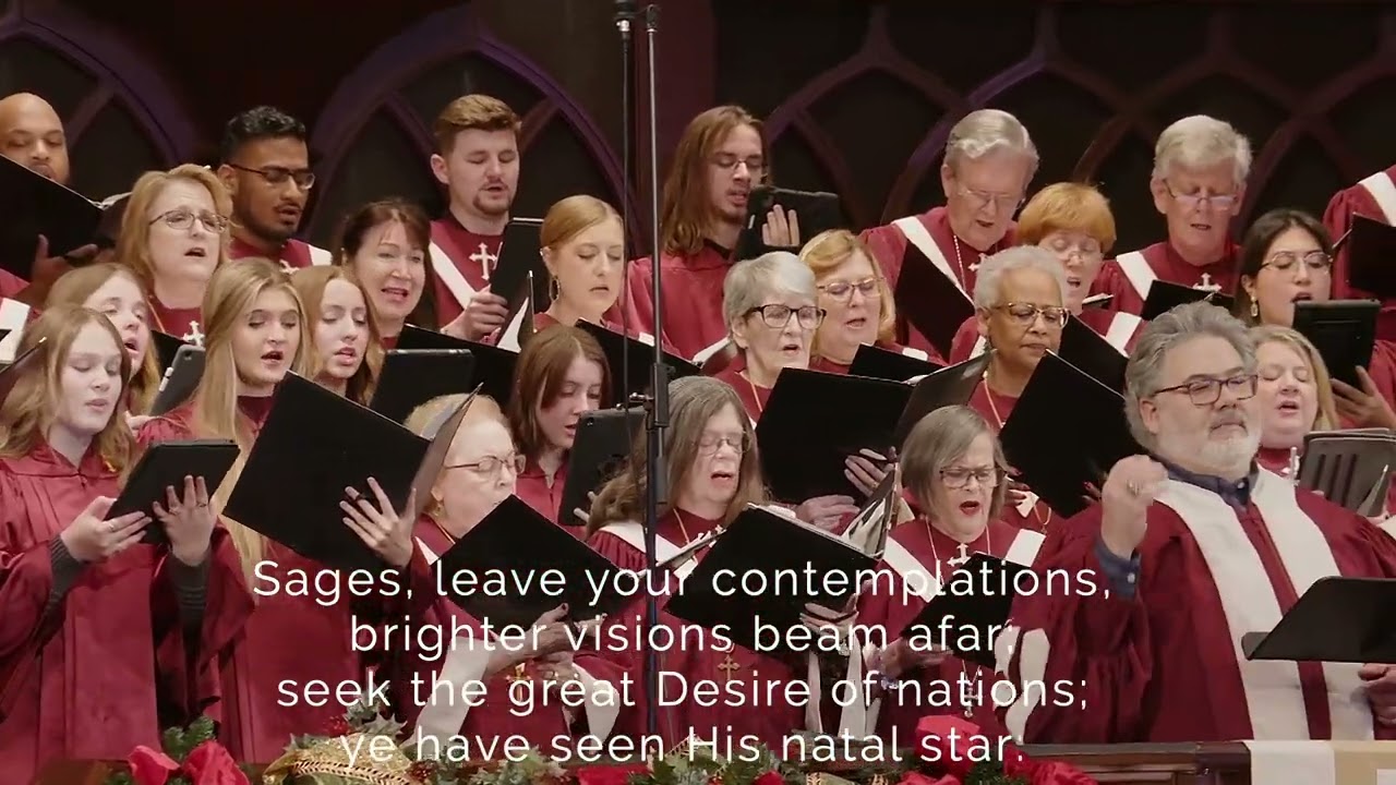 Angels from the Realms of Glory UMH 220; FUMC Houston, 12/31/2023