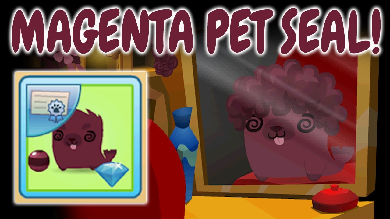 HOW TO GET GLITCHED MAGENTA SEAL PET ON ANIMAL JAM!