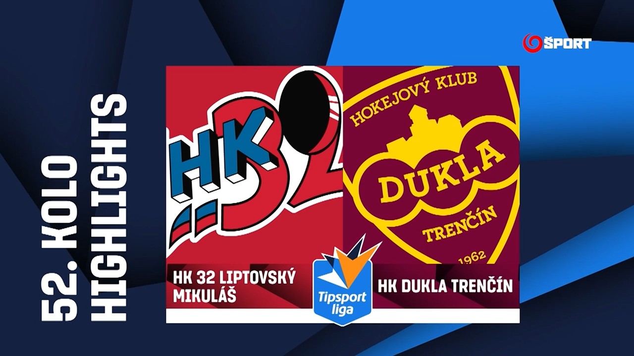 52. kolo: HK 32 Liptovský Mikuláš – HK Dukla Trenčín 4:2 (1:2, 2:0, 1:0)