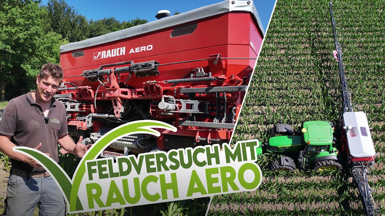 🌽 Pneumatisch & Präzise: Düngeversuch mit dem RAUCH AERO 32.1