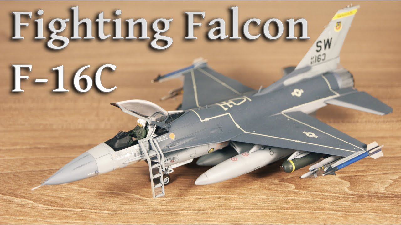 Модель F-16C Fighting Falcon — 1/72 Хасегава