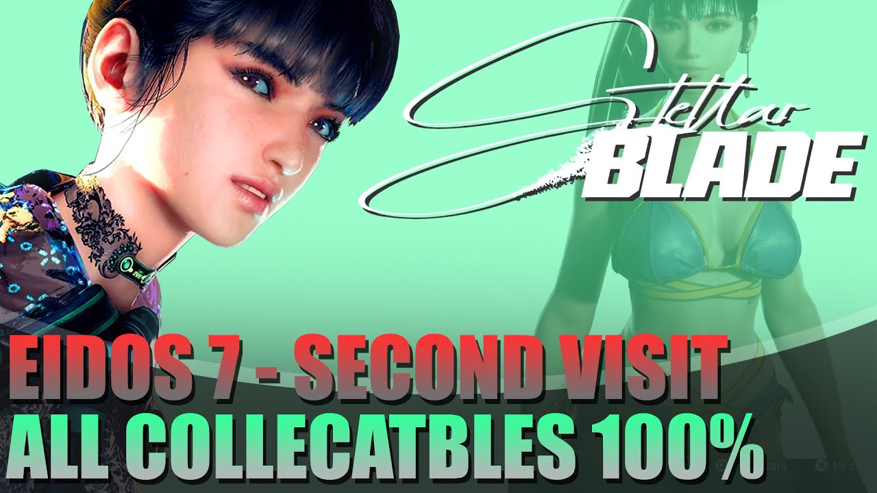 Eidos 7: All Collectables Available on Second Visit - 100% Data Bank Locations | Stellar Blade