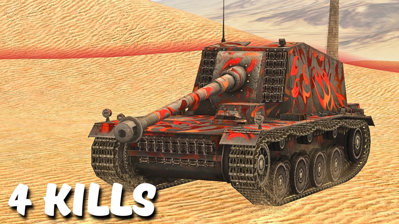 Sturer Emil - 4 KILLS | 3,6 K Damage, WoT Blitz Replay