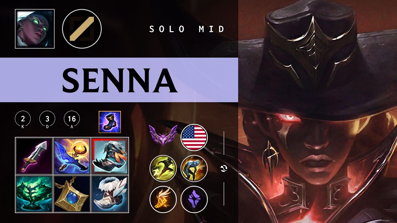 Senna Mid vs Akali - NA Master Patch 26.03