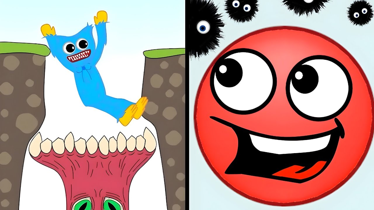 Hugy's Funny Animation Story Vs Hide Ball 🥵🤬😡👹 | Up To Max Level SpeedRun Gameplay Walkthrough 
