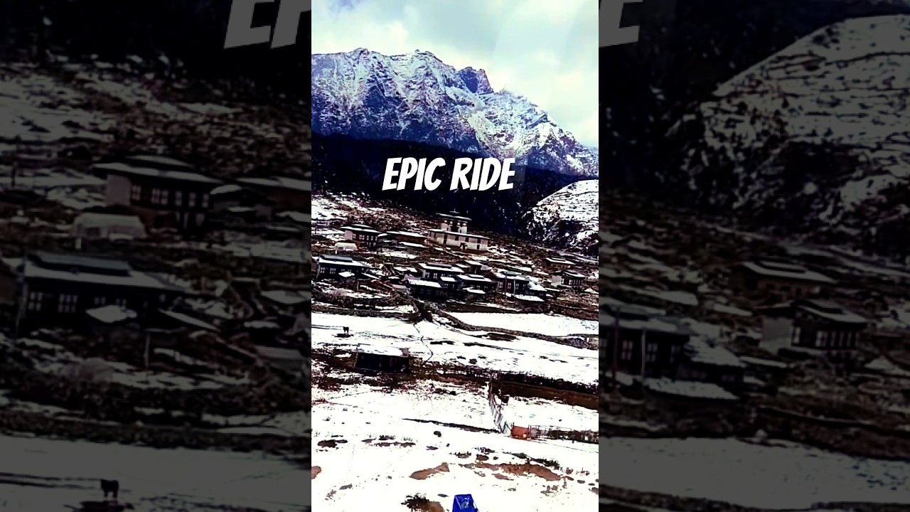 Unseen settlement in Himalayan Mountains of Bhutan || Epic rides || Chopper || Bhutan