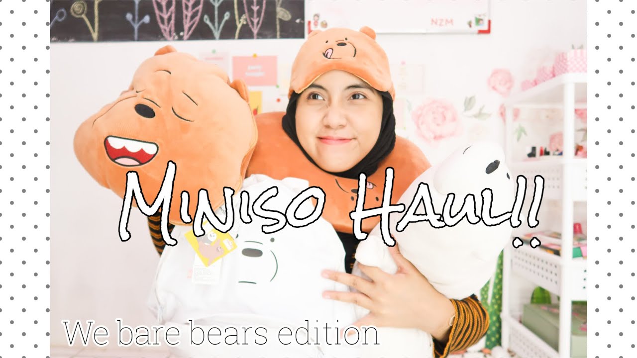 KOLEKSI WE BARE BEARS X MINISO !!! SUPER GEMAS!