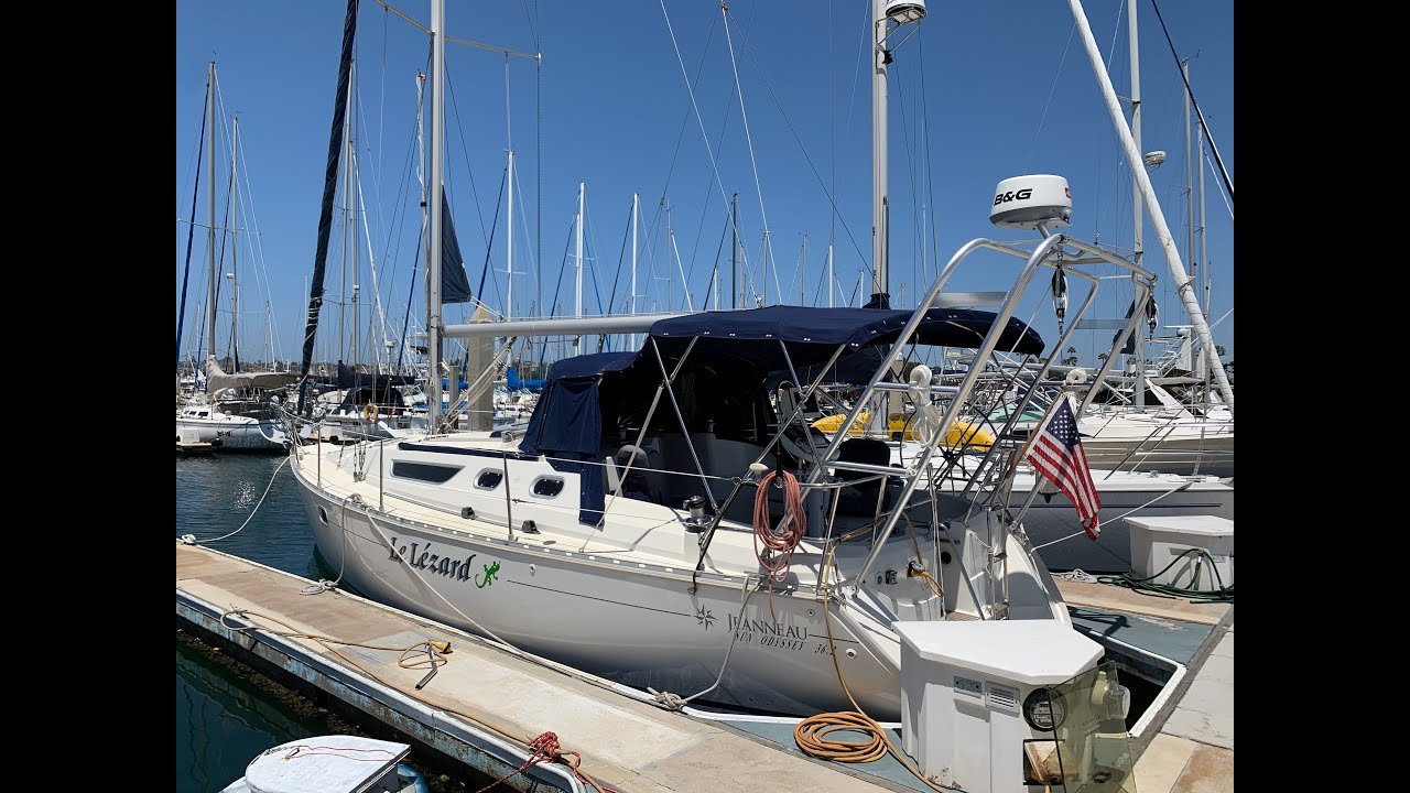New to the market 1999 Jeanneau 36.2 Sun Odyssey Sailboat For Sale in San Diego California By Ian VT