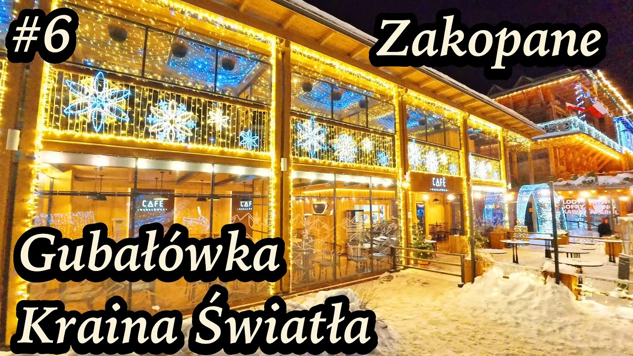 Zakopane #6 Gubałówka - Kraina Światła ,krupówki nocą.