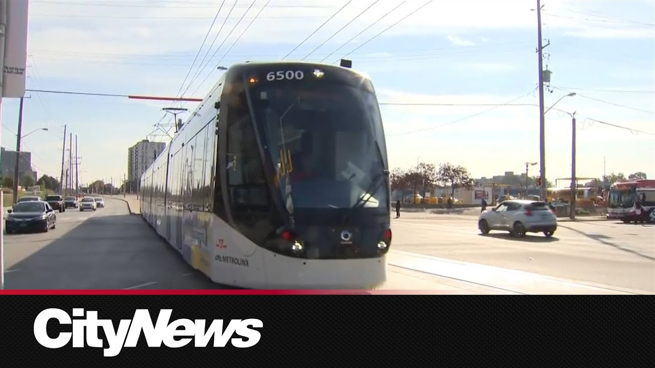 Testing resumes on Eglinton LRT after incident between trains in the rail yard