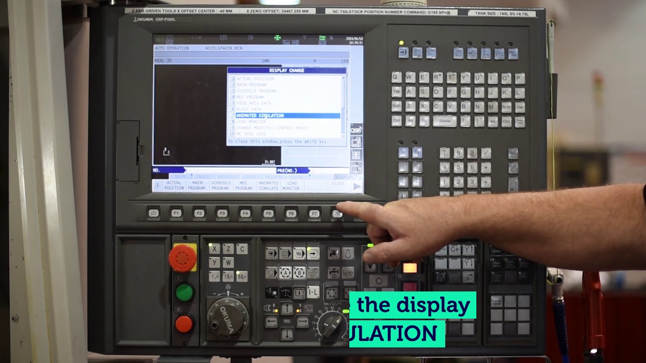 CNC Dry run animation