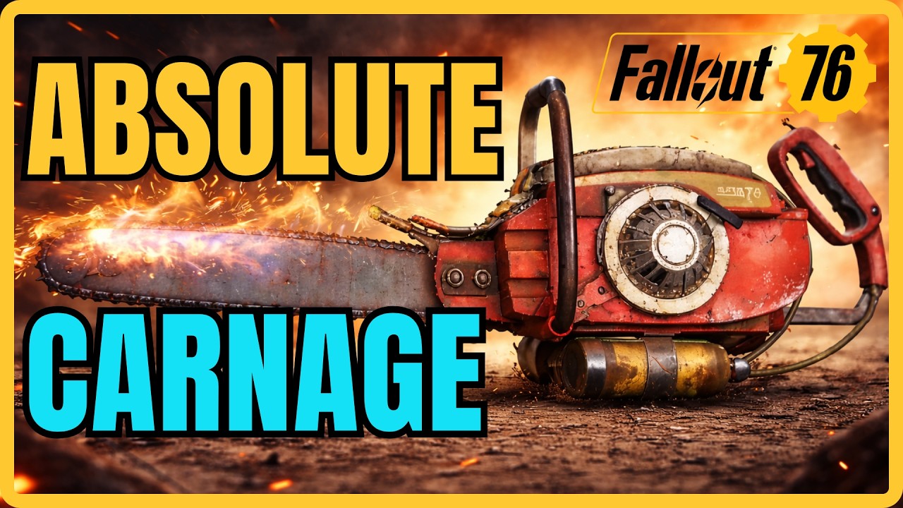 OP Chainsaw Build That MELTS Every Boss | Fallout 76