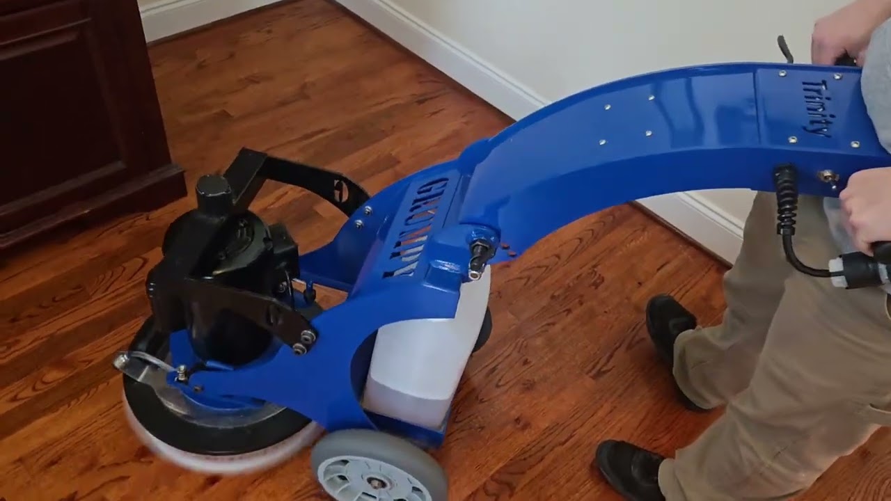 Hardwood Floor Clean and Buff 