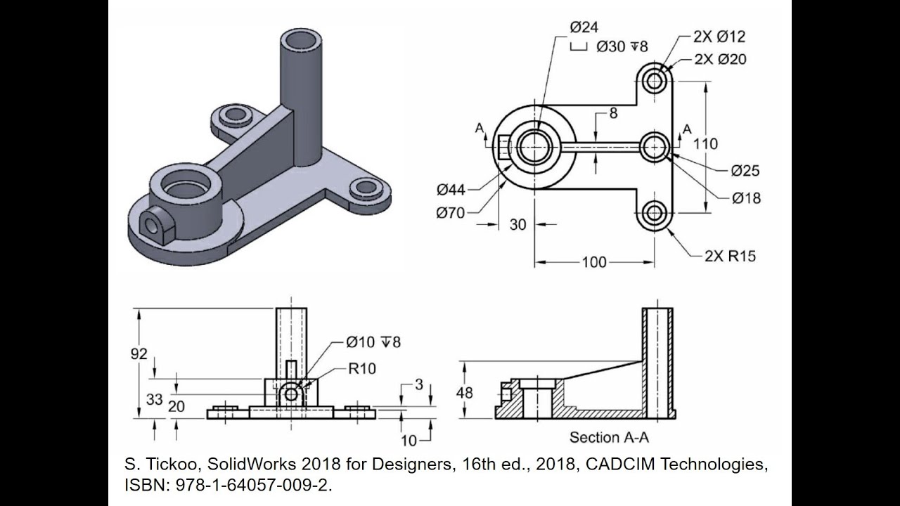 SolidWorks Chapter#9 Exercise#2