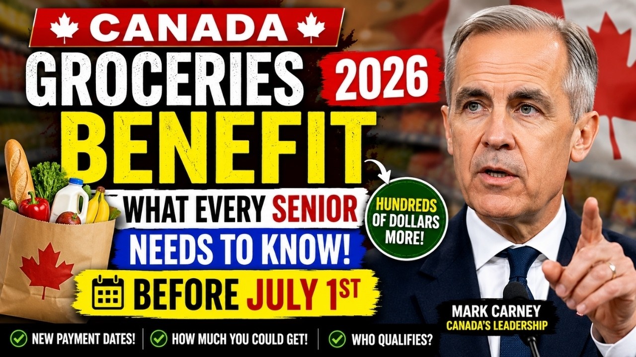 Canada Grocery Benefit 2026 Update: What Canadian Seniors MUST Know Before July Payments Begin