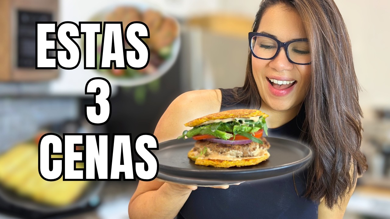 3 CENAS ALTAS EN PROTEÍNA Y BAJAS EN CARBS | FÁCILES, LLENADORAS Y SALUDABLES
