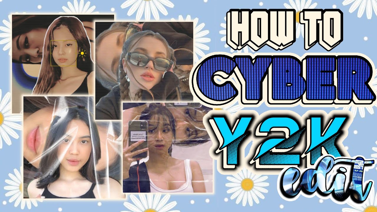 HOW TO CYBER Y2K EDIT • paper fold and plastic effect || RPW tutorials