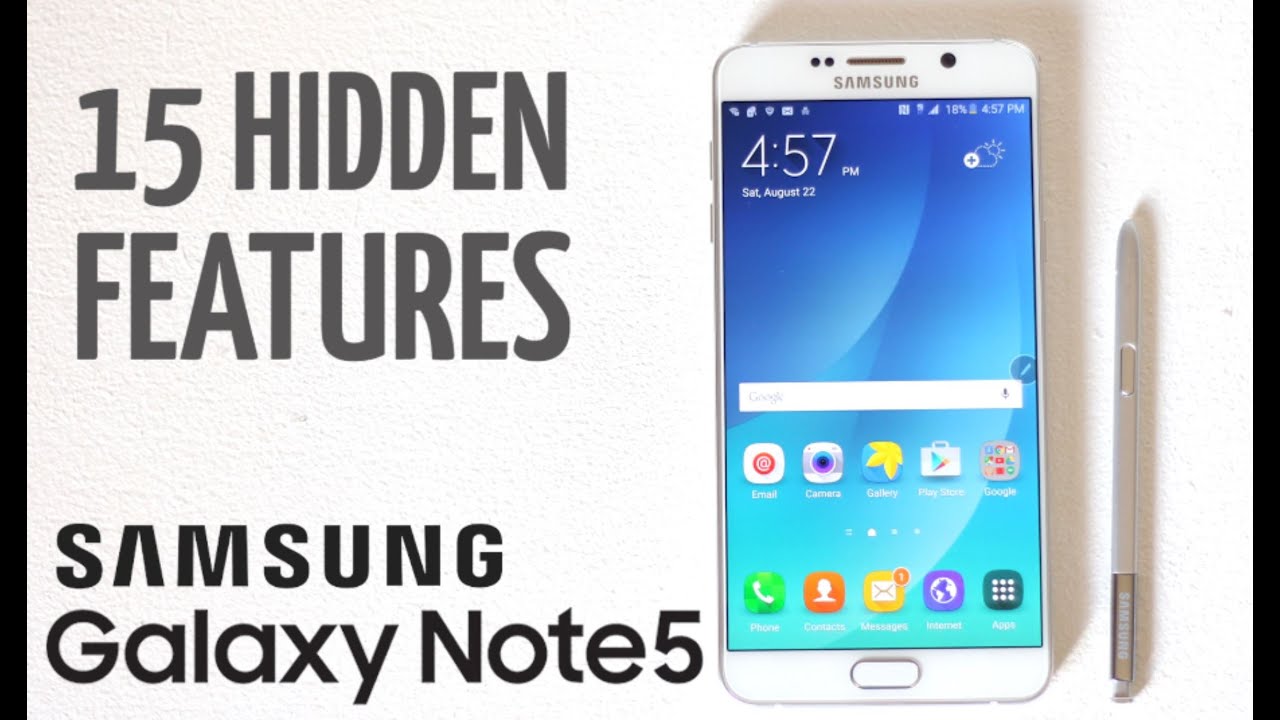 15 Hidden Features of Galaxy Note 5 (Useful Features You didn't Know About)
