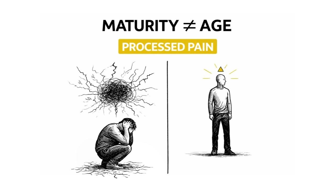Maturity Is Not Age | It’s Pain Processed Correctly