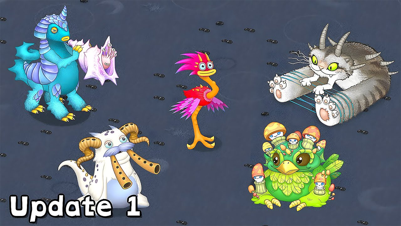 Mythical Island Evolution - Update 1-7 Full Songs (My Singing Monsters)