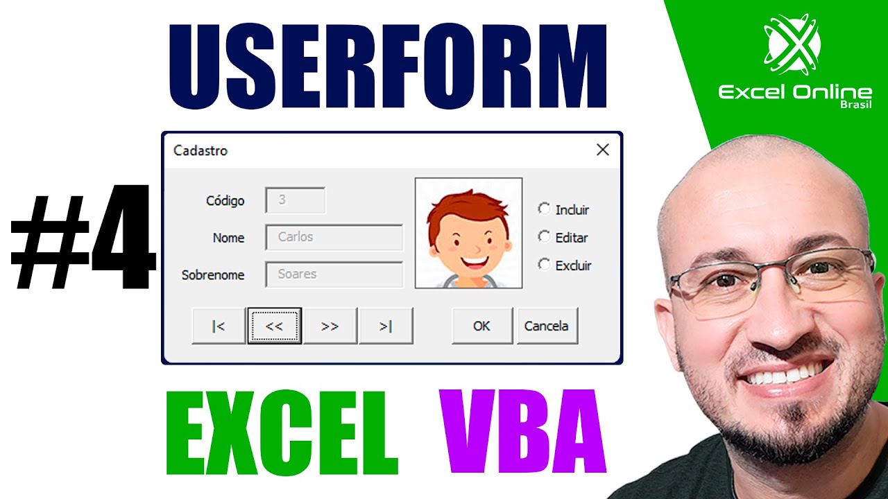 ✅Como Colocar Foto em Cadastro de Clientes no Userform VBA - Aula 4/4
