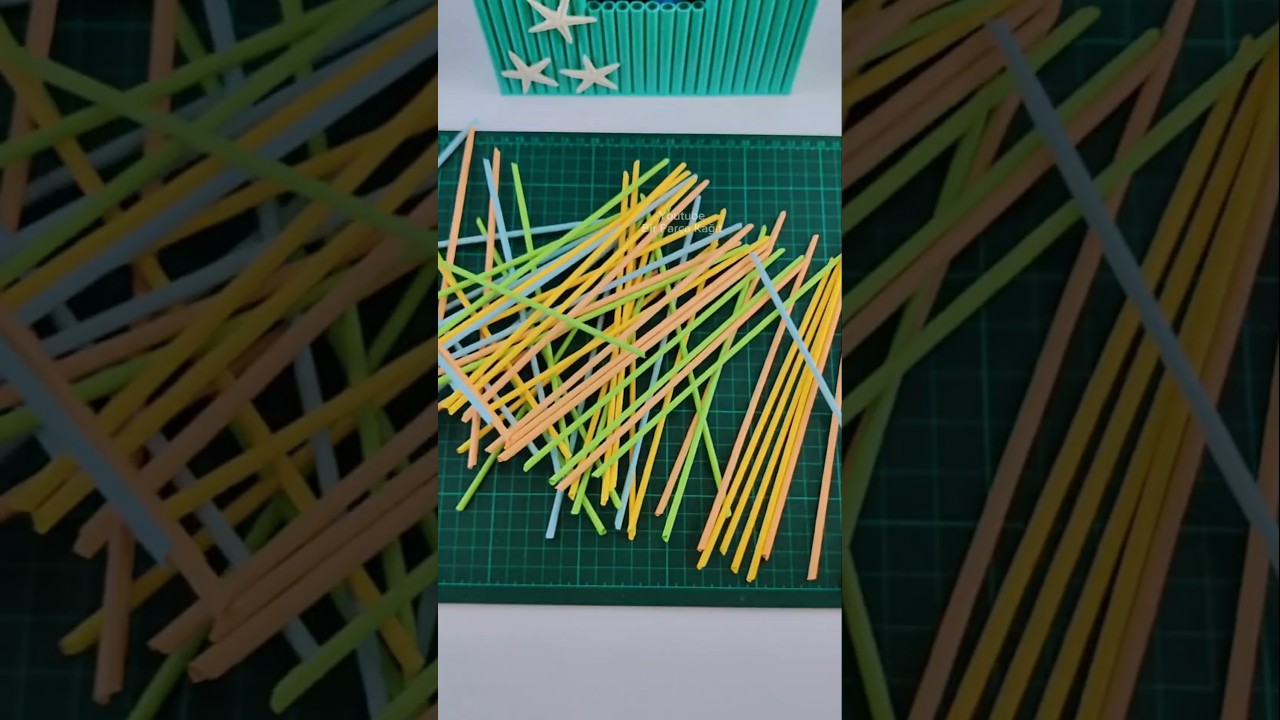 DIY Paper Pen Holder #diy #crafts #penstand #shorts