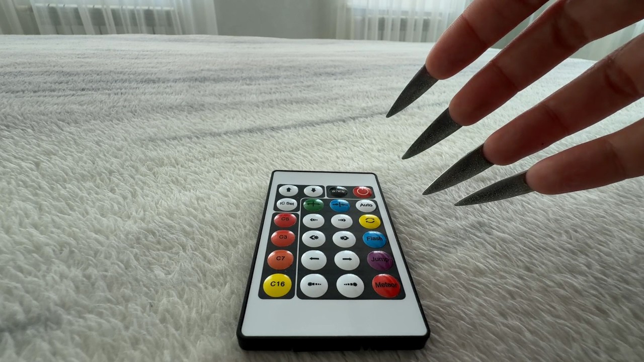 1 HOUR ASMR - build-up tapping & scratching on random triggers !