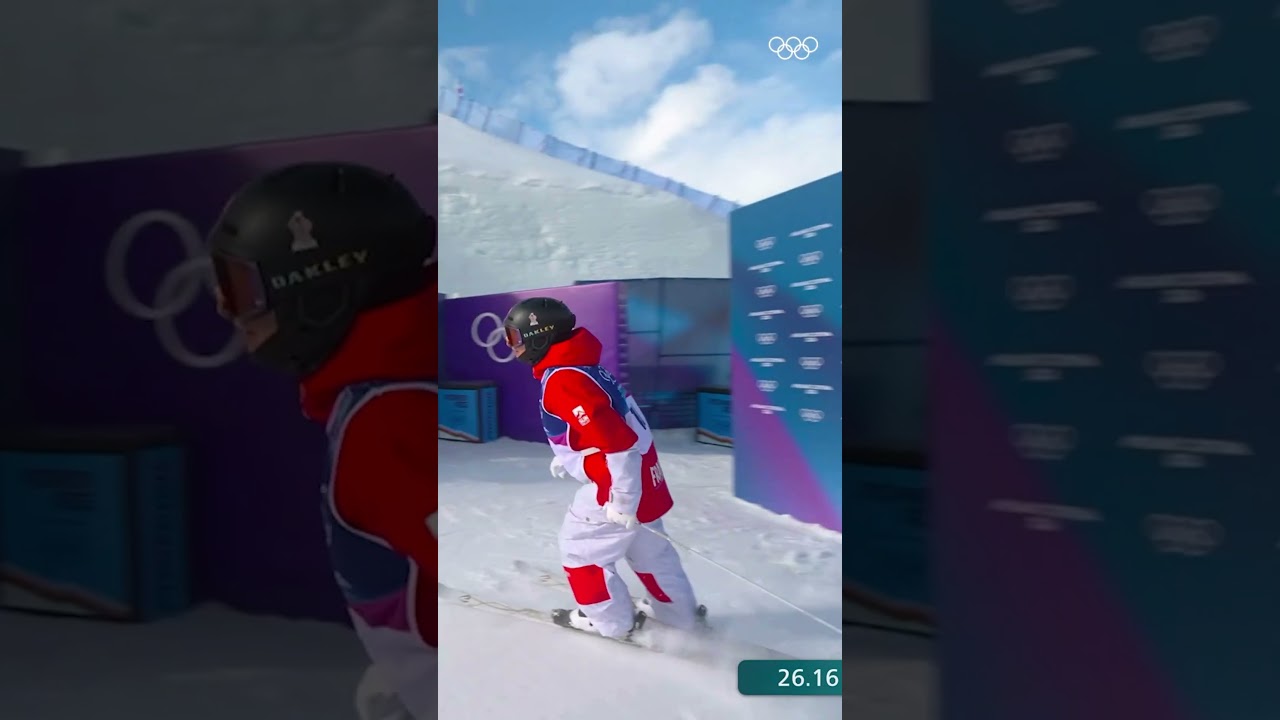 Perrine Laffont took it to another level to reach the podium at #MilanoCortina2026!