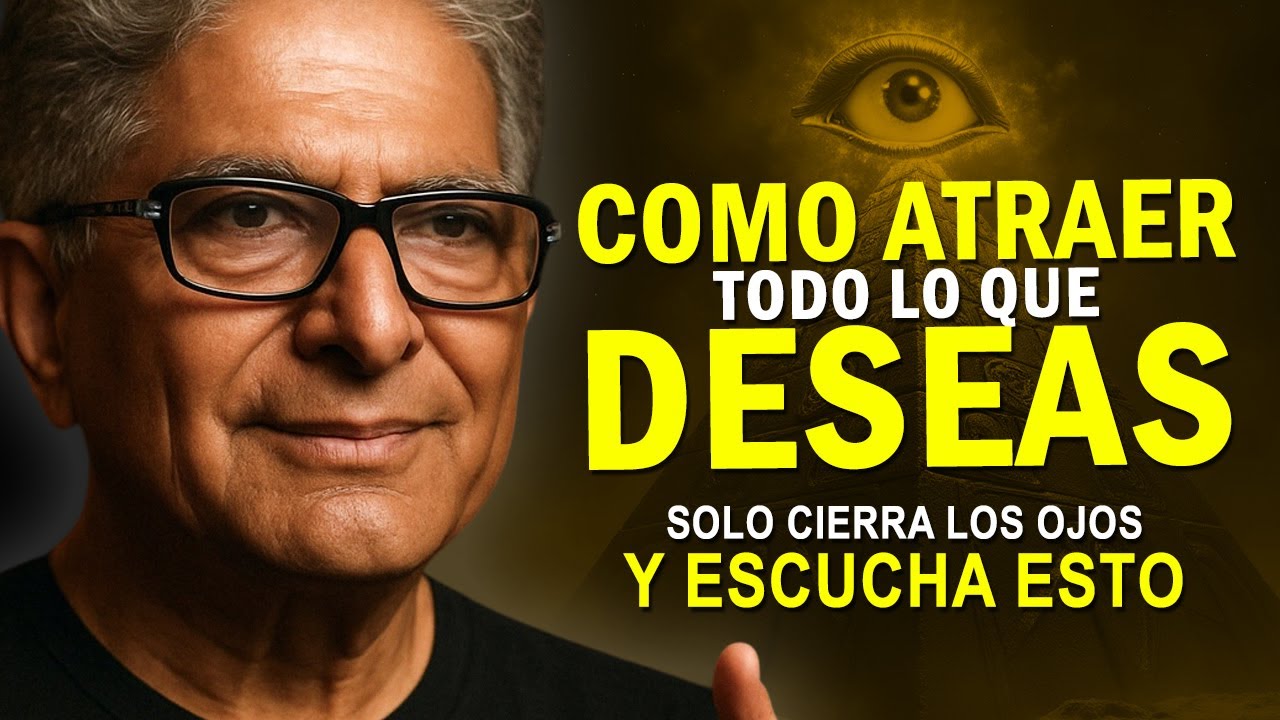 CIERRA LOS OJOS Y MANIFIESTA TODO LO QUE DESEES - Deepak Chopra