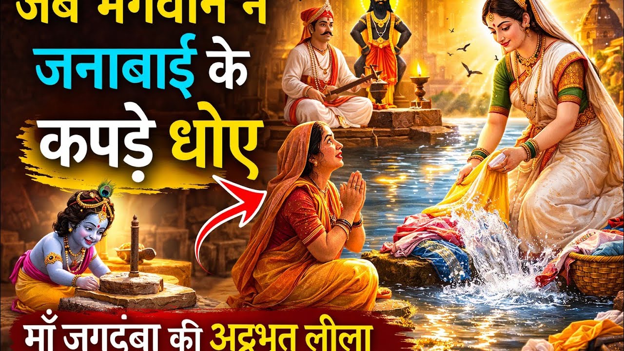 भक्त जनाबाई की सच्ची कहानी,भगवान विट्ठलऔरमाँ जगदंबा की अद्भुत लीला #bhaktiras#devotional#krishnara