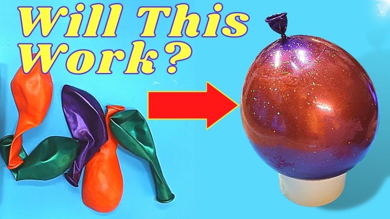 Можно ли отлить надутый воздушный шар из смолы?