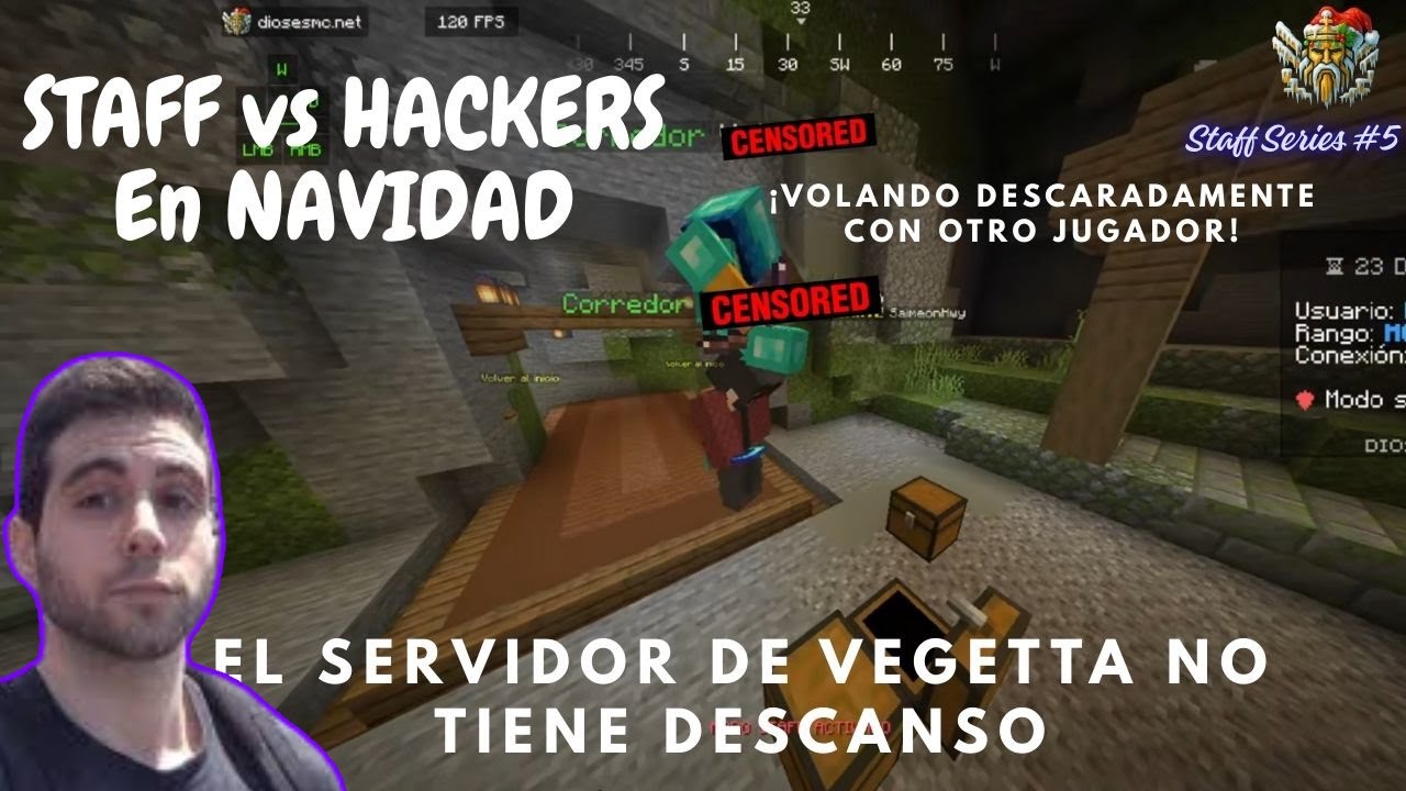 OPERATIVO NAVIDAD: HACKERS en el servidor de VEGETTA777 🚨🎄 | DiosesMC | Staff Series #5