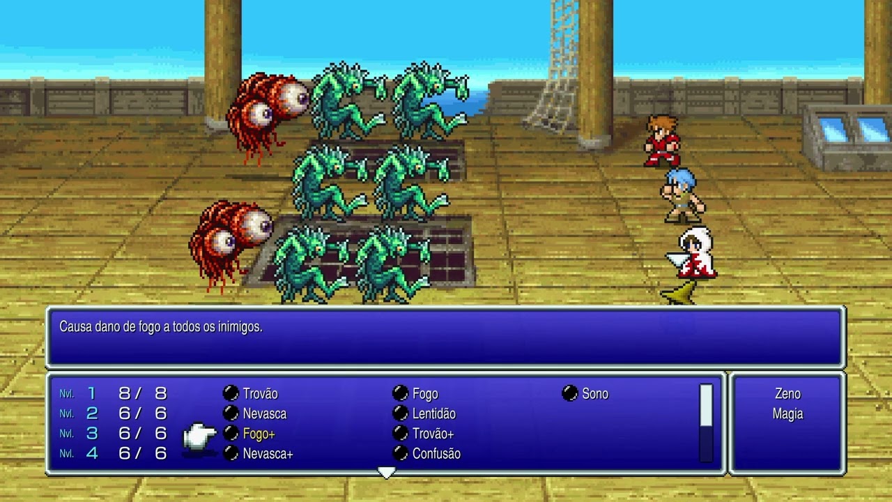 FINAL FANTASY 1 PIXEL REMASTER  NO GAMEPASS. PARTE 5: MATANDO O VAMPIRO E O DEMÔNIO DA TERRA.