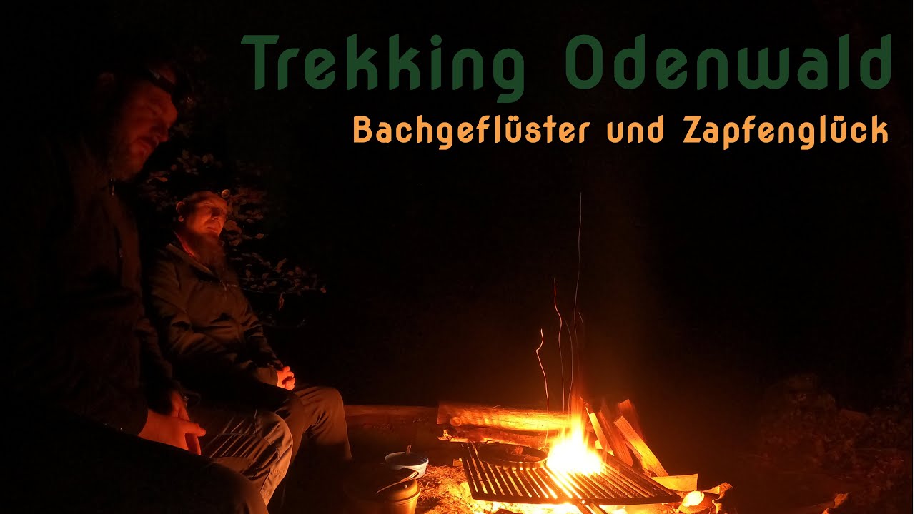 Trekking Odenwald - Legal im Wald Zelten | Teil 1/4 | Camp Bachgeflüster und Zapfenglück