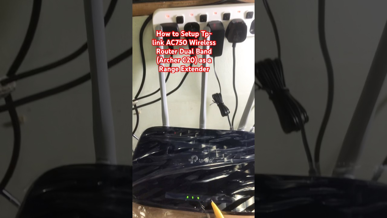 How to Setup TP-Link AC750 Wi-Fi Router (Archer C20) #shorts #youtubeshorts #networking