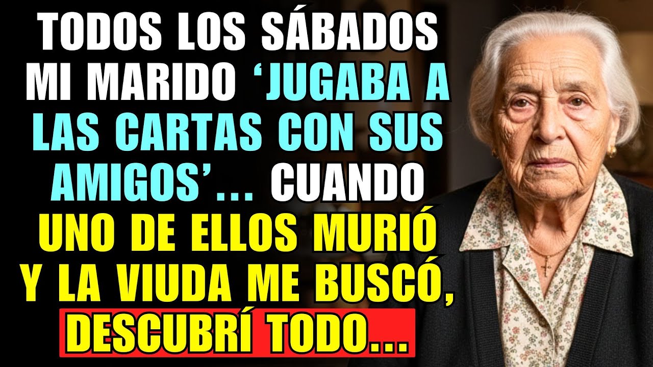 TODOS LOS SÁBADOS MI MARIDO 'JUGABA A LAS CARTAS CON SUS AMIGOS'. CUANDO UNO DE ELLOS MURIÓ...