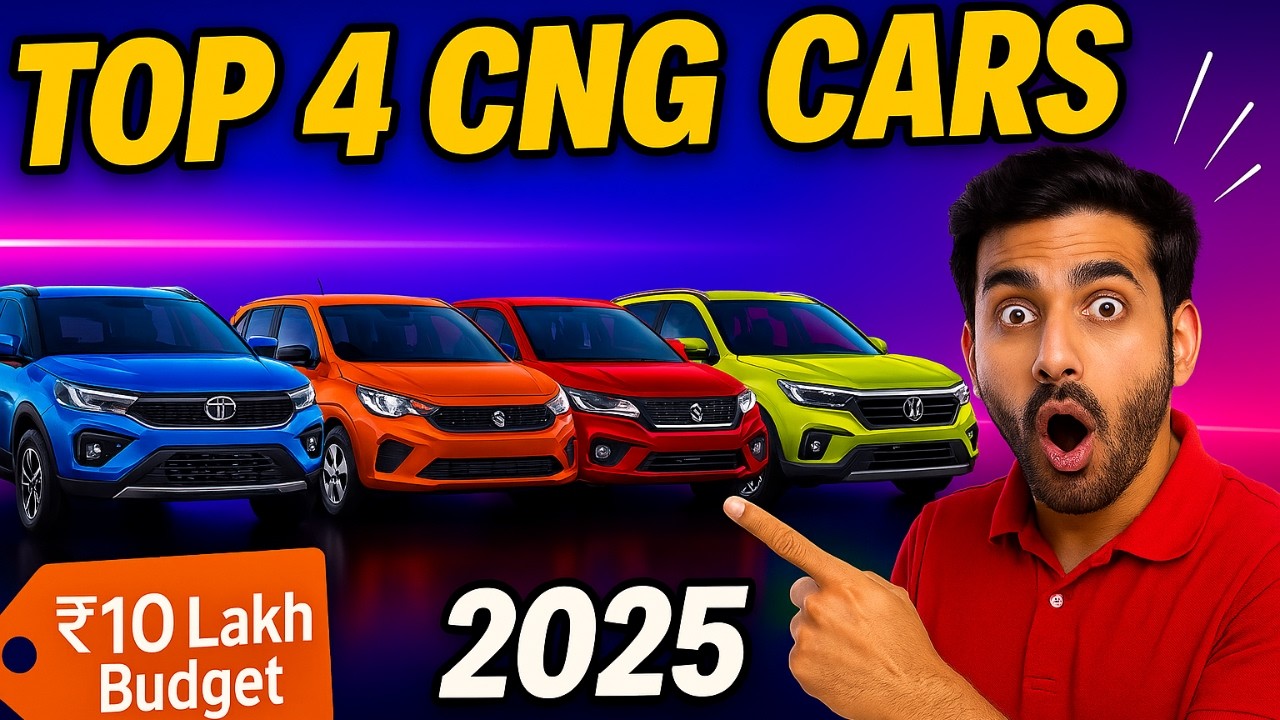 Top 4 Best CNG Cars Under 10 Lakh in 2025 !! Mileage hi Mileage (हिन्दी)