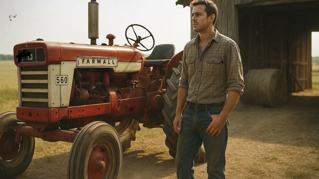 At the farm auction, my uncle burned Grandpa’s final letter —I just smiled and walked to the tractor