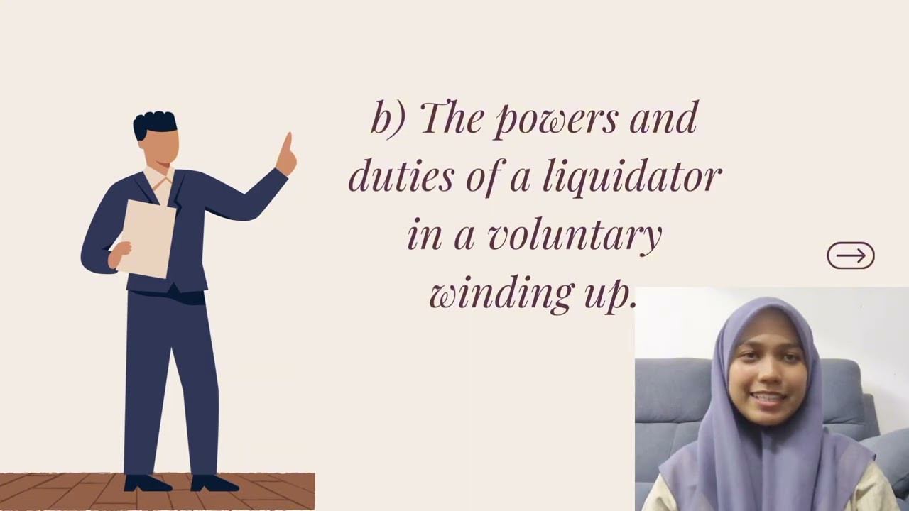 Group 3 Video Pesentation Law3133 Question 5: Voluntary Winding Up, Liquidators & Members’ Liability