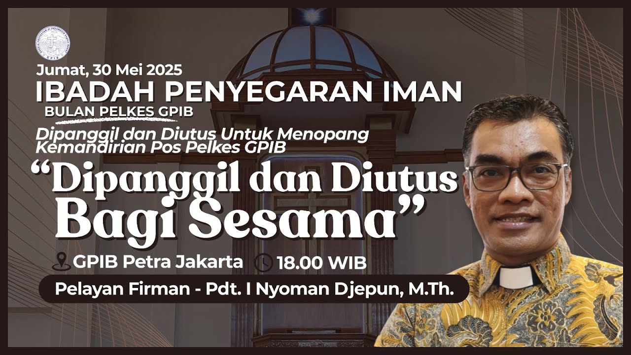 Ibadah Penyegaran Iman Bulan Pelkes 2025 | LIVE EVENT