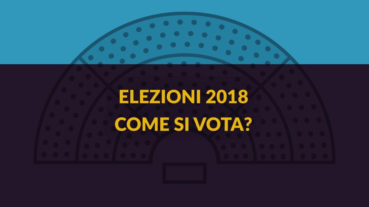 Elezioni 2018. Come si vota?