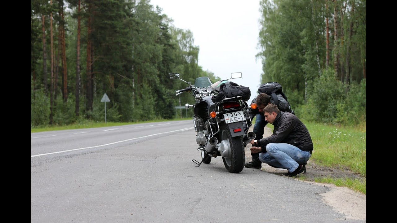 Дима забирает GSX 1100G и crash Triumhp провалился асфальт