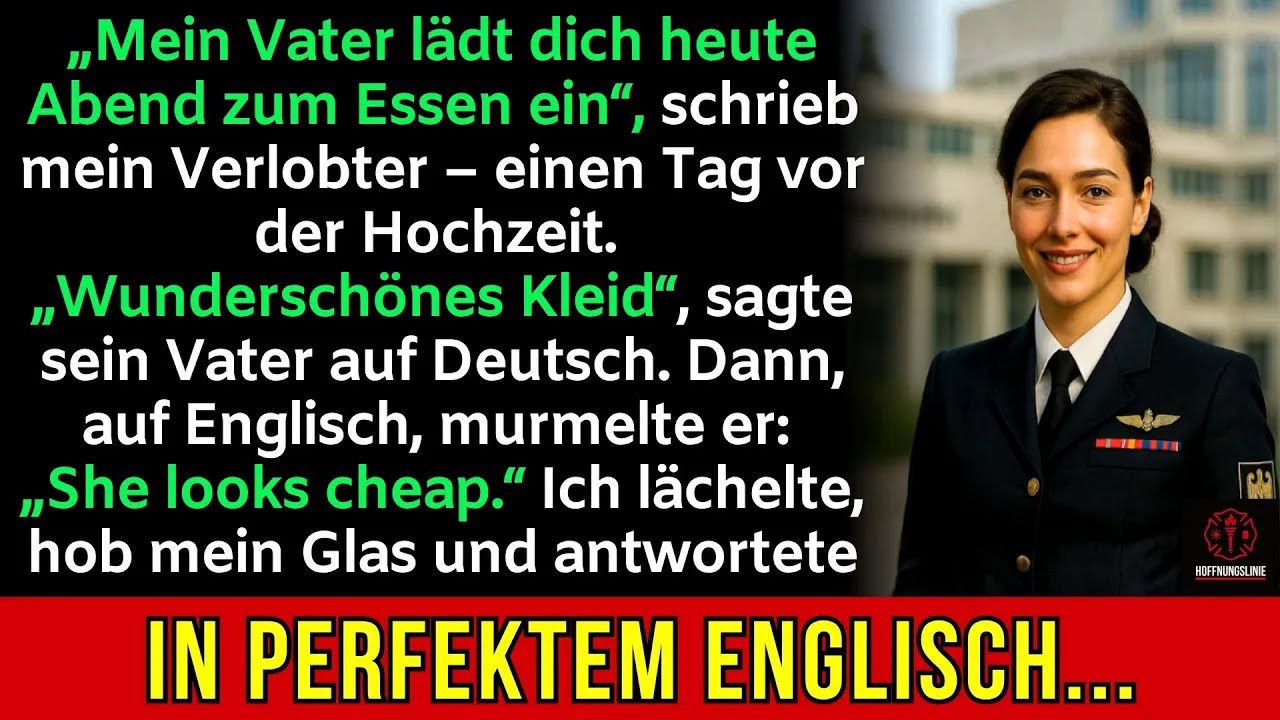 Der Vater meines Verlobten verspottete mich auf Englisch – also antwortete ich in perfektem Englisch