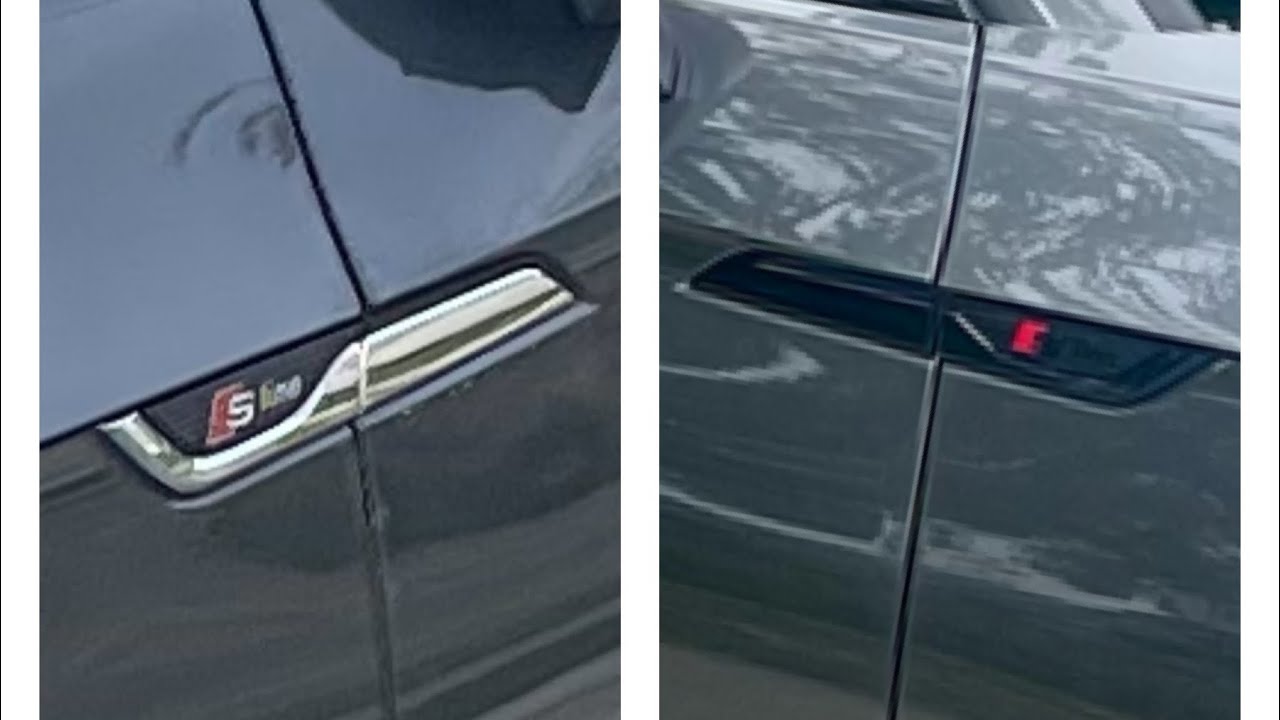 Changing the side emblems on a 2019 Audi A5 Coupe