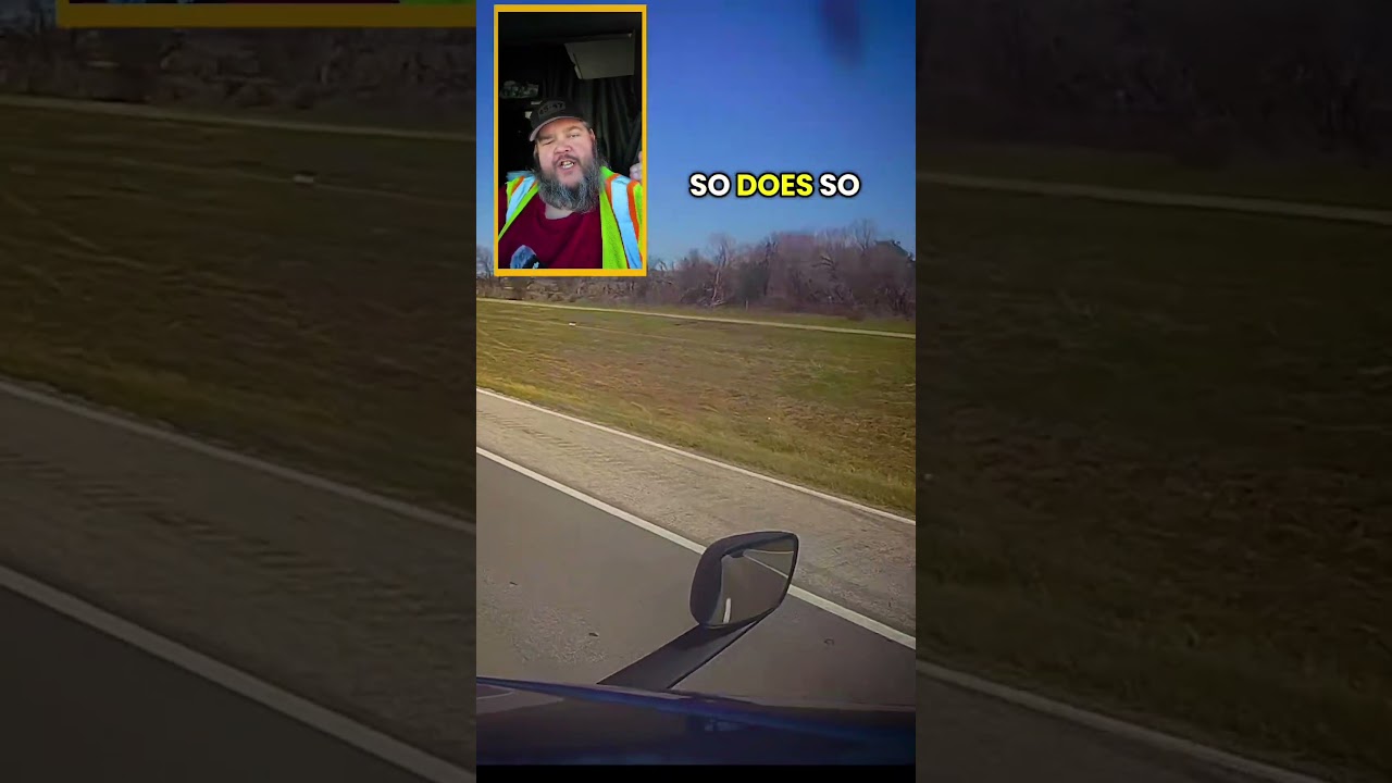 This is EXACTLY why Truck Drivers don't let you on the interstate! #trucks #trucker #truckerlife