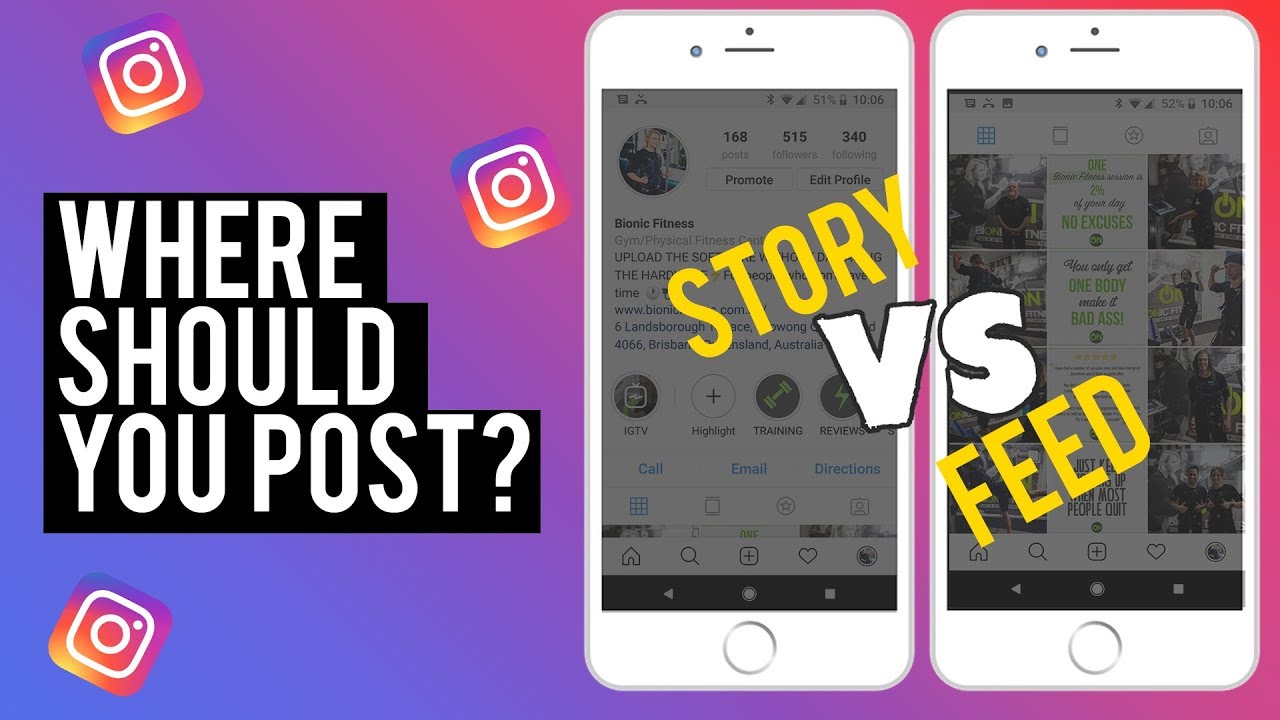 Instagram stories Vs Instagram wall posts | Social media for personal brands