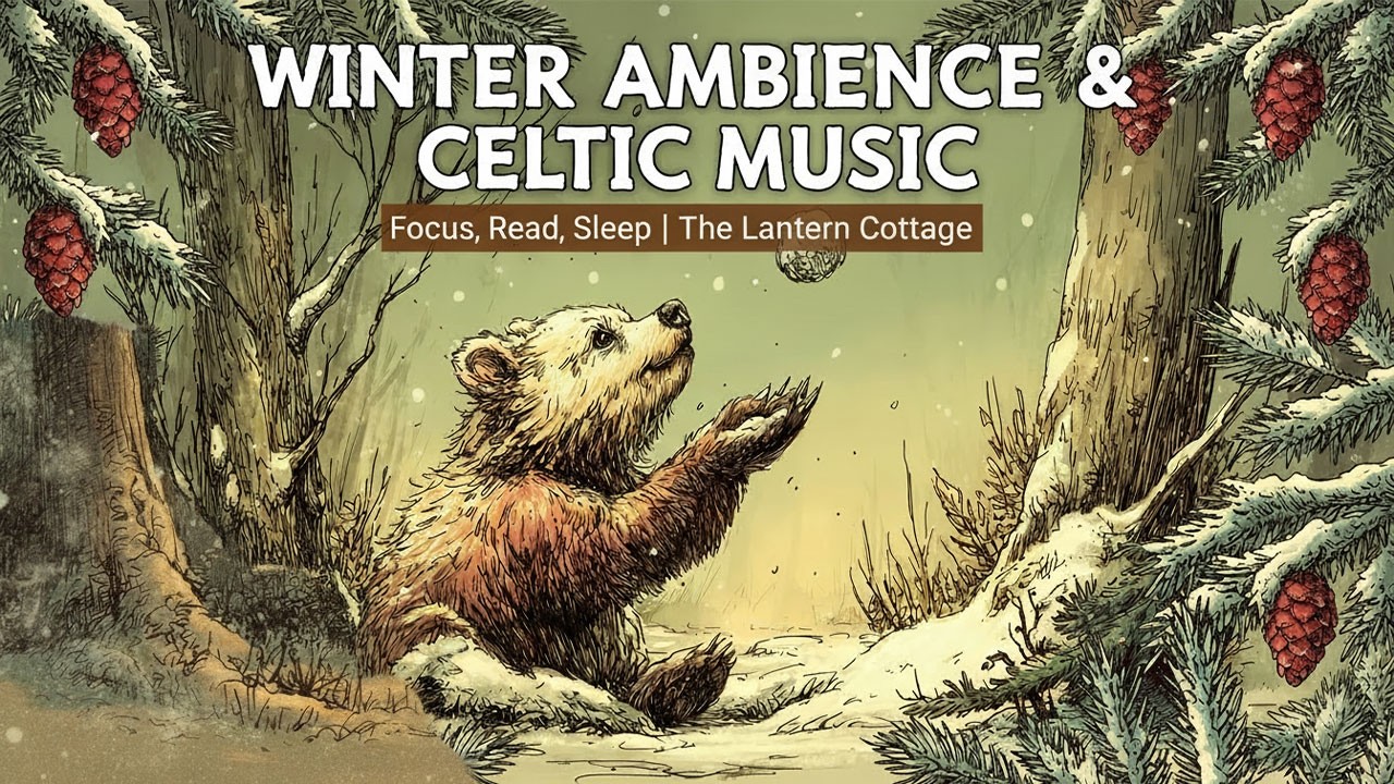Beautiful Celtic Fantasy Music ❄️ Winter Ambience for Reading, Sleep & Focus | The Lantern Cottage