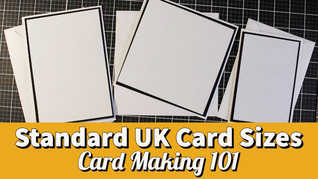 Cardmaking 101 // Talking CARD BASES, MATS & ENVELOPES